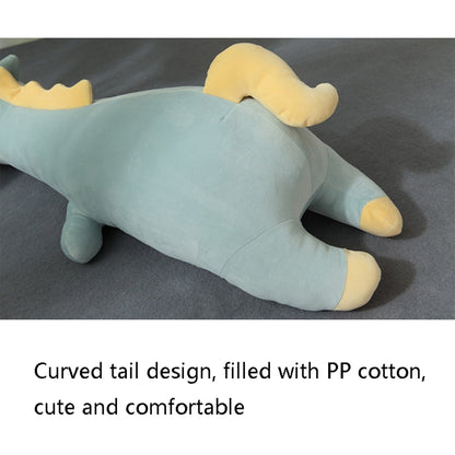 Unicorn Doll Long Pillow Plush Toys Bedside Cushion, Size: 95cm(Blue Green) - Soft Toys by buy2fix | Online Shopping UK | buy2fix