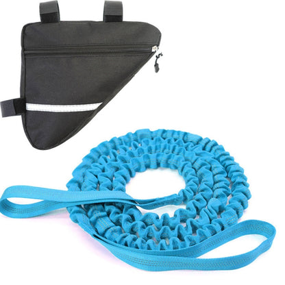 Bicycle Trailer Rope Parent-Child Tensile Traction Rope(Blue + Triangle Bag) - Others by buy2fix | Online Shopping UK | buy2fix