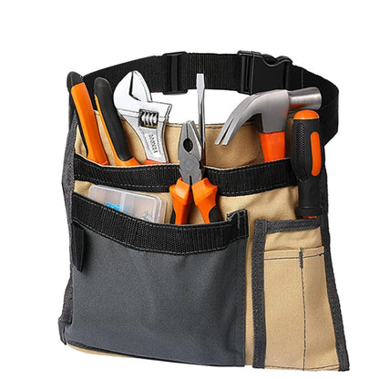 GJD-1 Multi-Function Electrician Tool Bag Portable Hardware Tool Storage Bag Garden Trimming Tool Bag(Grey) - Storage Bags & Boxes by buy2fix | Online Shopping UK | buy2fix