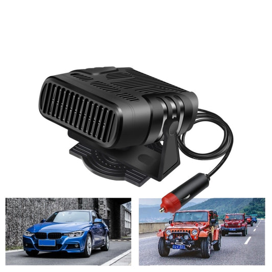 12V Black Car Heater Cold And Warm Wind Defrosting And Snow Demister - Heating & Fans by buy2fix | Online Shopping UK | buy2fix