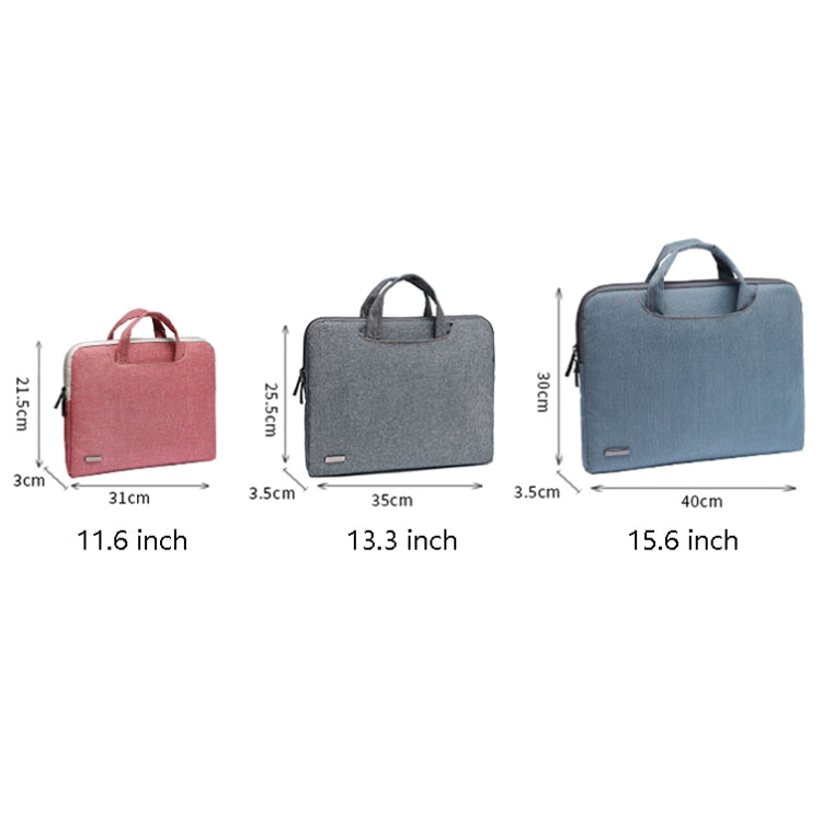 LiSEN LS-116 Simple Laptop Bag Business Laptop Liner Bag, Size: 15.6 inch(PU Black) - 15.6 - 17 inch by LiSEN | Online Shopping UK | buy2fix