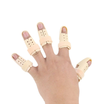 4 PCS Finger Splint Brace Adjustable Finger Support Protector For Fingers Arthritis Joint Finger Injury, Specification: No. 5: 60-65mm(Complexion) - Corrector by buy2fix | Online Shopping UK | buy2fix