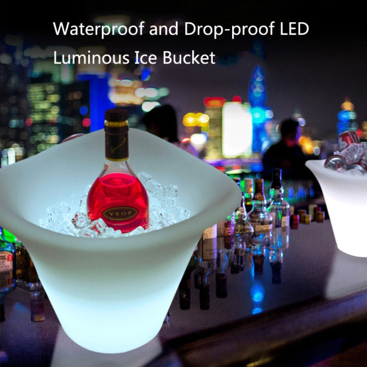 ES-IC014 Waterproof LED Luminous Ice Bucket For Bars, US Plug, Size: 27x27x30cm - Novelty Lighting by buy2fix | Online Shopping UK | buy2fix