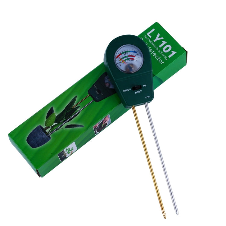 LY101 Flower And Grass Soil Detector PH Cantoneal Alkalin Testor(Green) - Consumer Electronics by buy2fix | Online Shopping UK | buy2fix