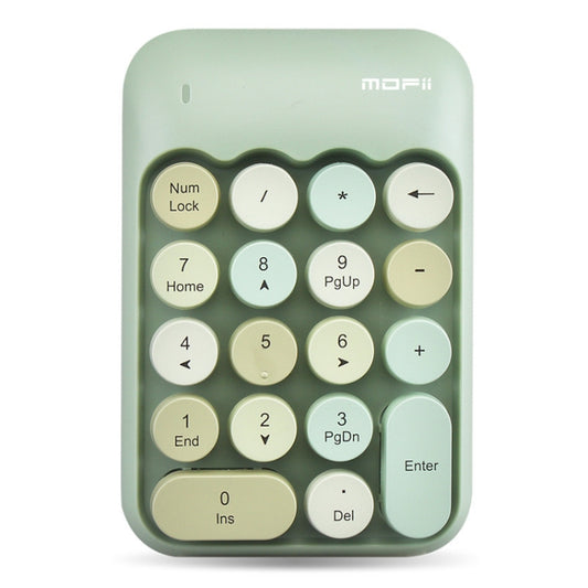 MOFii X910 2.4G 18 Keys 1600 DPI Wireless Numeic Keypad(Green) - Wireless Keyboard by MOFii | Online Shopping UK | buy2fix
