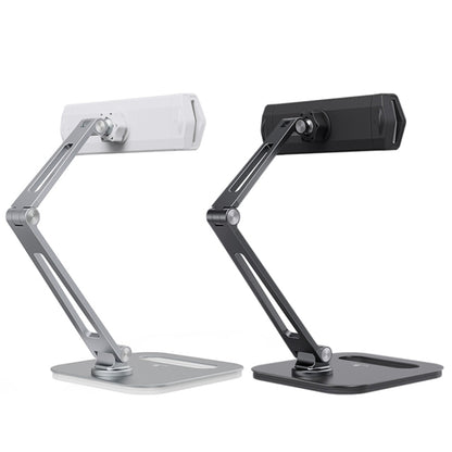 Boneruy P47 Tablet Computer Stand Desktop Mobile Phone Stand(White) - Desktop Holder by BONERUY | Online Shopping UK | buy2fix