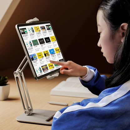 Boneruy P47 Tablet Computer Stand Desktop Mobile Phone Stand(Black) - Desktop Holder by BONERUY | Online Shopping UK | buy2fix