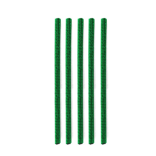 5 PCS Car Outlet Diamond Decorative Strip Air Conditioning Port U-Shaped Clip Strip(Green) - In Car by buy2fix | Online Shopping UK | buy2fix