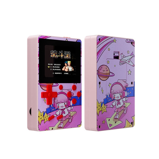 X50 500 in 1 2.8 Inch Kids Macaron Handheld Game Console, Style: Singles (Pink) - Pocket Console by buy2fix | Online Shopping UK | buy2fix