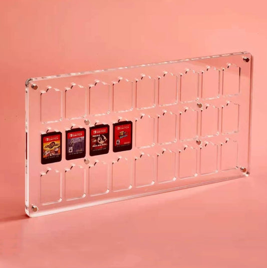 27 Grid Transparent Crystal Magnetic Game Card Storage Box For Switch - Cases by buy2fix | Online Shopping UK | buy2fix