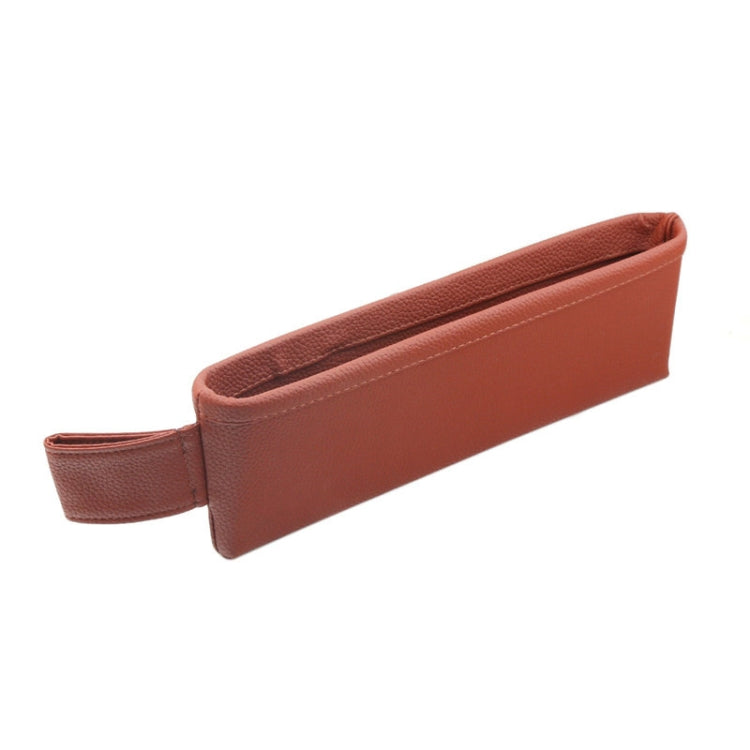 Car Seat Clamp Storage Box(Brown) - In Car by buy2fix | Online Shopping UK | buy2fix