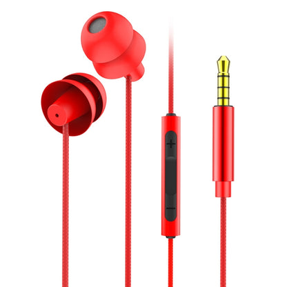 EN3900 3.5mm Plug In-Ear Wired Control Earphone with Mic(Red) - In Ear Wired Earphone by buy2fix | Online Shopping UK | buy2fix