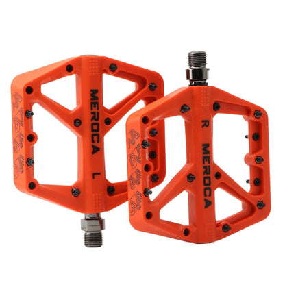 MEROCA Mountain Bike Nylon Pedal(Orange) - Outdoor & Sports by MEROCA | Online Shopping UK | buy2fix