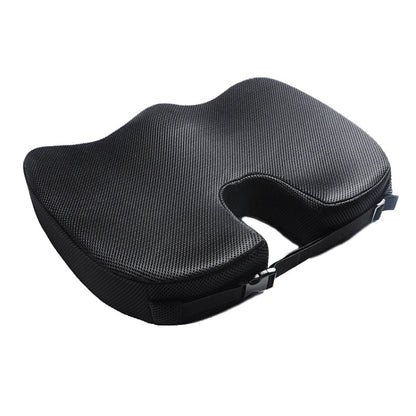 QFC-023 U-shaped Slow Rebound Memory Foam Car Seat Cushion(Black) - In Car by buy2fix | Online Shopping UK | buy2fix