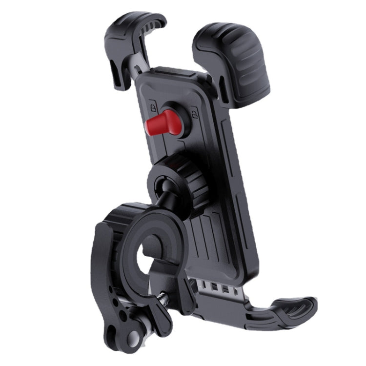 YYS-443-1 Bicycle Push Type Mobile Phone Navigation Bracket(Black) - Outdoor & Sports by buy2fix | Online Shopping UK | buy2fix