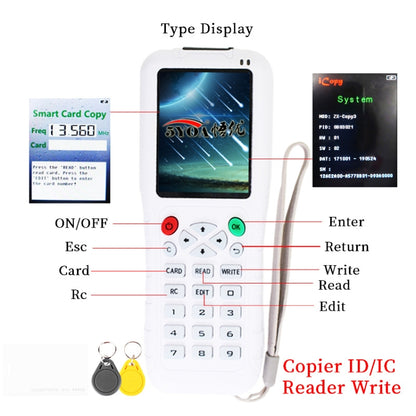 ICOPY5 Multi-frequency ID Card Reader - Security by buy2fix | Online Shopping UK | buy2fix