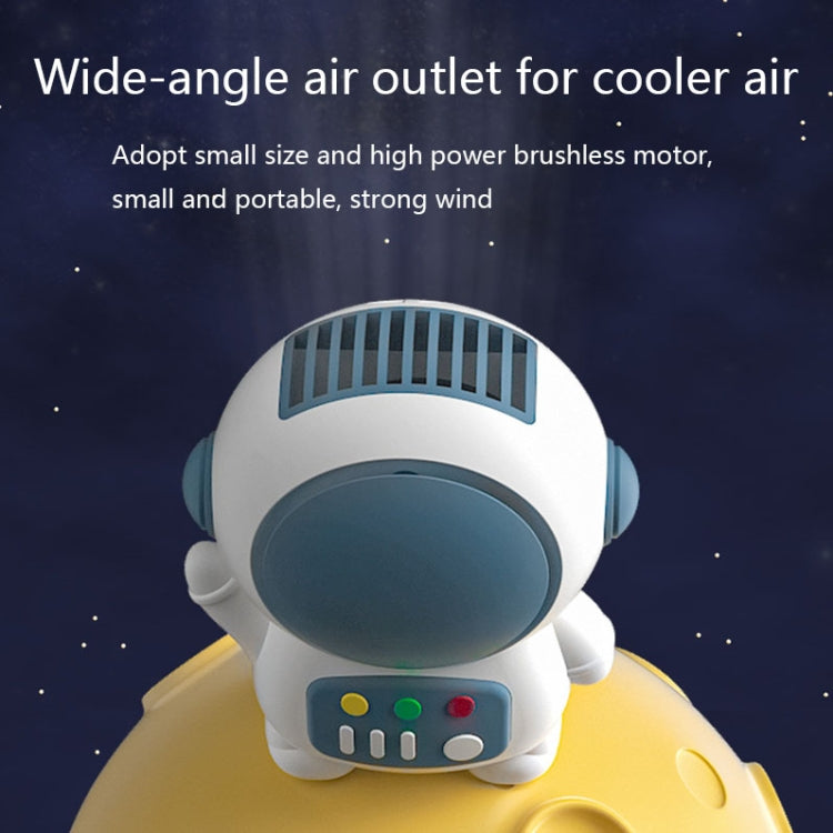 6052 USB Charging Mini Astronaut Shape Bladeless Fan(Green) - Consumer Electronics by buy2fix | Online Shopping UK | buy2fix
