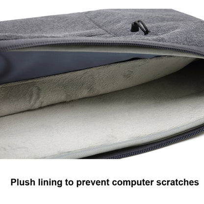 Zipper Type Polyester Business Laptop Liner Bag, Size: 14 Inch(Dark Gray) - 14.1 inch by buy2fix | Online Shopping UK | buy2fix