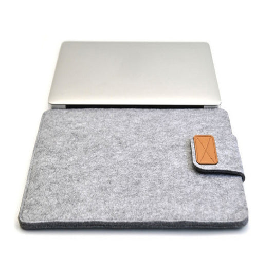 Vertical Felt Laptop Bag Tablet Sleeve Bag, Size: 13 Inch(Light Grey) - 13.3 inch by buy2fix | Online Shopping UK | buy2fix