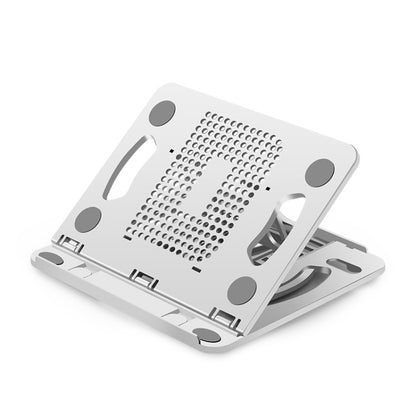 Foldable Laptop Desktop Heightening Cooling Bracket(White) - Computer & Networking by buy2fix | Online Shopping UK | buy2fix