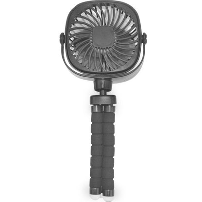 Octopus Stroller Deformation Fan Desktop Portable Handheld USB Small Fan, Colour: 1200mAh Black - Consumer Electronics by buy2fix | Online Shopping UK | buy2fix