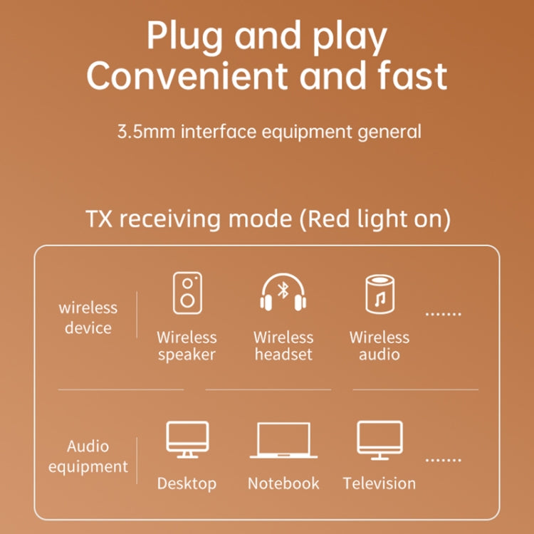 C11 2 In 1 Bluetooth 5.0 Aux Adapter Audio Receiver Transmitter - Apple Accessories by buy2fix | Online Shopping UK | buy2fix