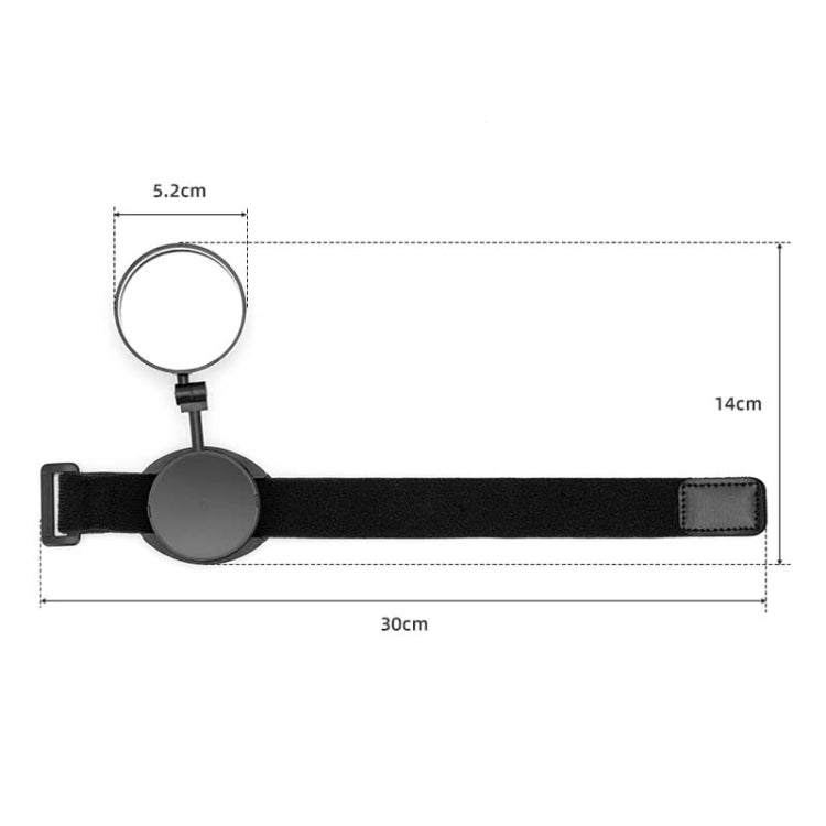 Bicycle Rearview Mirror With Wristband 360 Degree Rotating Mirror - View Mirrors by buy2fix | Online Shopping UK | buy2fix