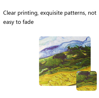 300x800x1.5mm Unlocked Am002 Large Oil Painting Desk Rubber Mouse Pad(Iris) - Mouse Pads by buy2fix | Online Shopping UK | buy2fix