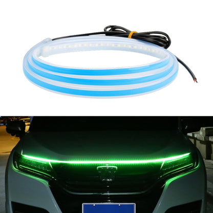 Car LED Streamer Decorative Hood Atmosphere Lights, Style: Monochrome Green Light(1.5m) - In Car by buy2fix | Online Shopping UK | buy2fix