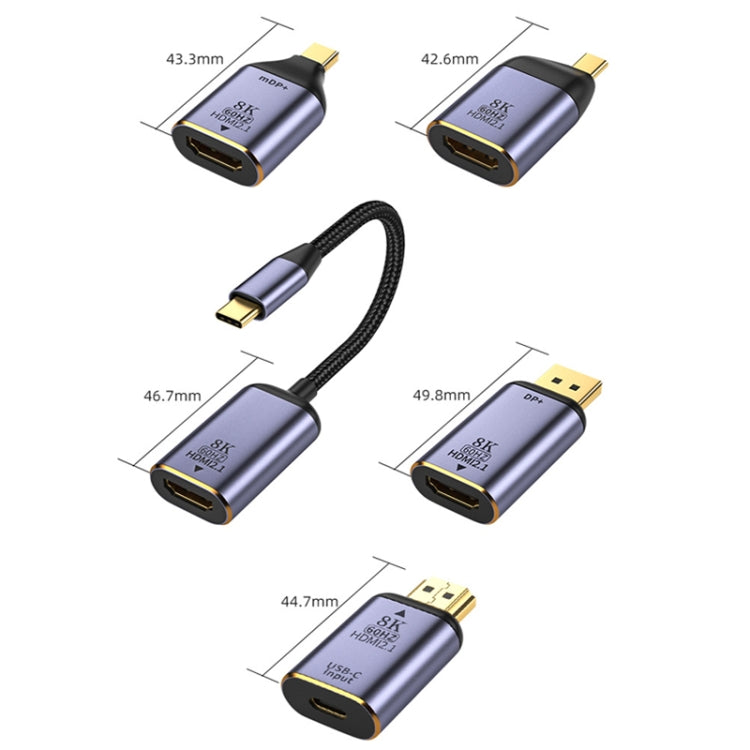 Type-C Male to HDMI Female 8K Converter, Style: 8K-001 - Computer & Networking by buy2fix | Online Shopping UK | buy2fix