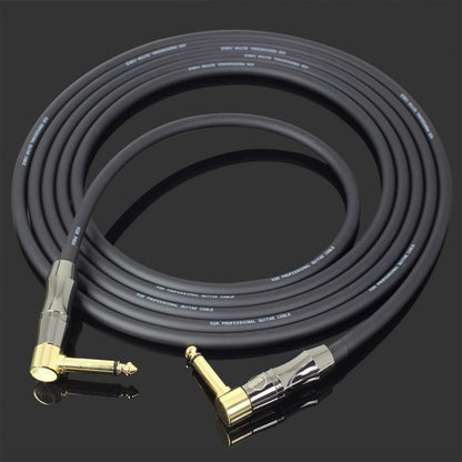 KGR Guitar Cable Keyboard Drum Audio Cable, Specification: 10m(Double Elbow Jack) - Instrument Audio Cables by KGR | Online Shopping UK | buy2fix