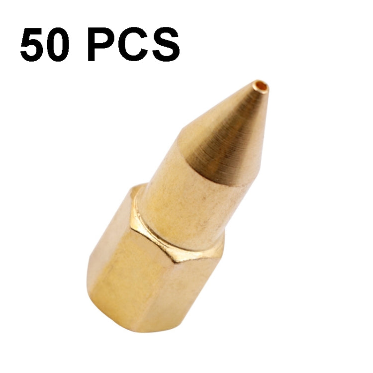 50 PCS Butter Machine Head Copper Universal Steel Tip Pneumatic Oil Grease Nipple - In Car by buy2fix | Online Shopping UK | buy2fix