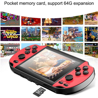 X7S Dual Joystick Game Console 3.5-inch HD Large-screen Handheld Game Console(Red And Blue) - Pocket Console by buy2fix | Online Shopping UK | buy2fix