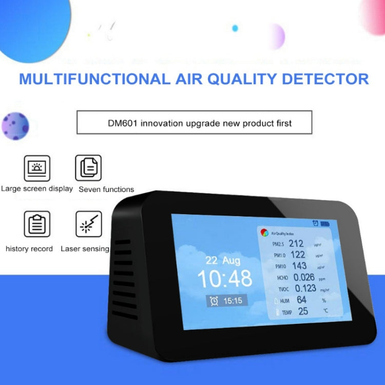 DM601A Multifunctional PM2.5 Formaldehyde Air Quality Detector - Consumer Electronics by buy2fix | Online Shopping UK | buy2fix