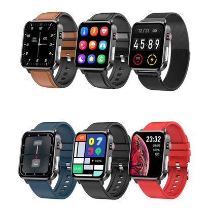 LOANIY E86 1.7 Inch Heart Rate Monitoring Smart Bluetooth Watch, Color: Blue - Smart Wear by LOANIY | Online Shopping UK | buy2fix