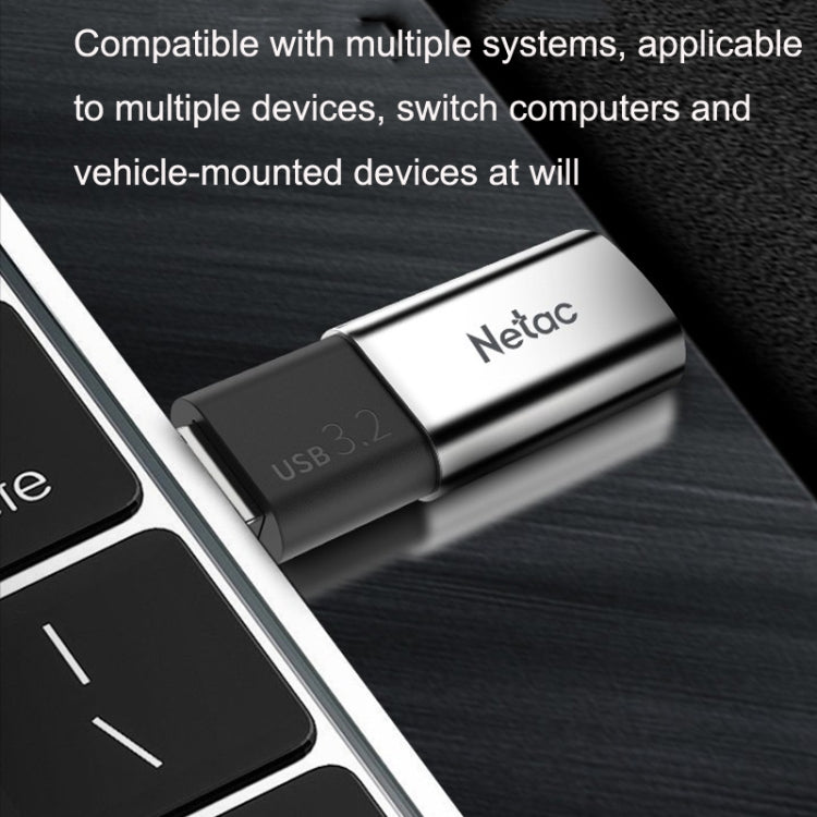 Netac US2 High-Speed Metal Capped Computer Car Mobile Solid State USB Flash Drives, Capacity: 512GB - USB Flash Drives by Netac | Online Shopping UK | buy2fix