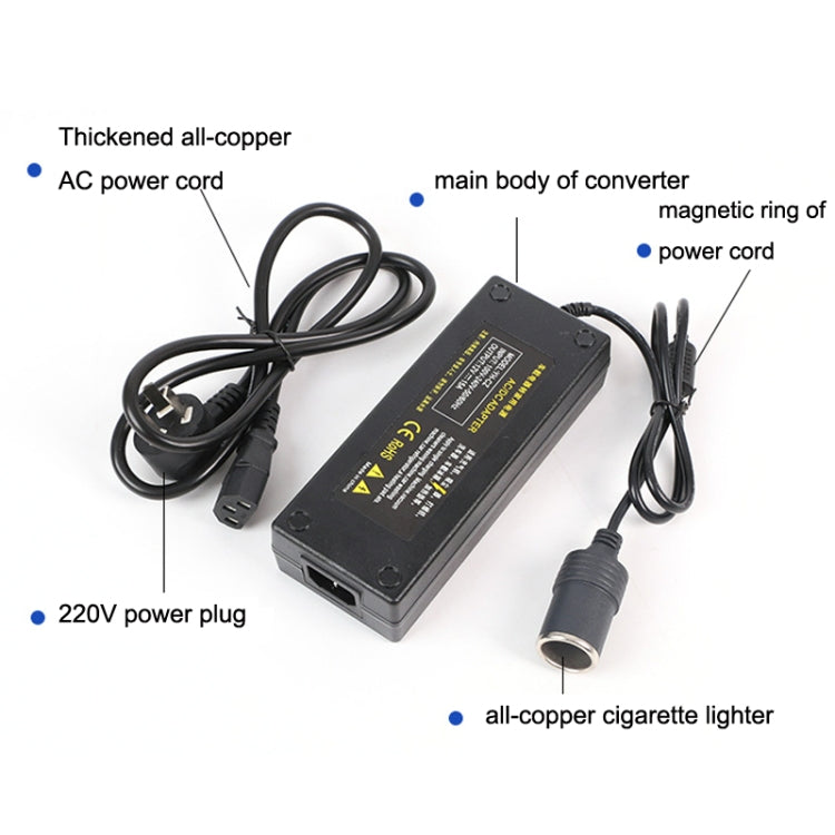 220V To 12V Power Converter 15A Car to Household Power Adapter, Plug Type: UK Plug - In Car by buy2fix | Online Shopping UK | buy2fix