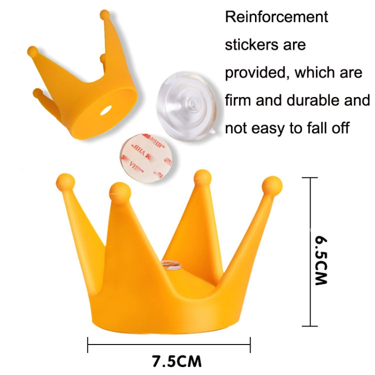 2PCS Motorcycle Crown Sucker Helmet Decoration(Gray) - In Car by buy2fix | Online Shopping UK | buy2fix