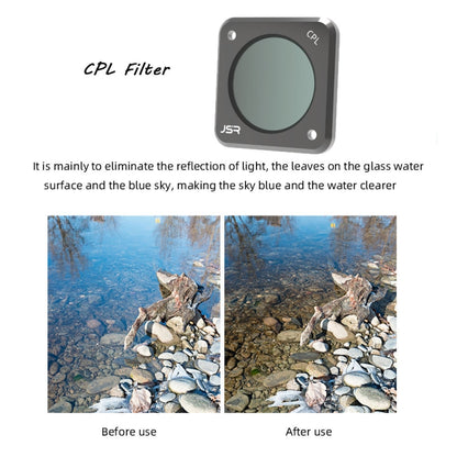 JUNESTAR Action Camera Filters For DJI Action 2,Style:  ND8PL - Lens Filter by JUNESTAR | Online Shopping UK | buy2fix