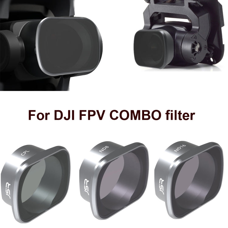 JSR Drone Filters for DJI FPV COMBO ,Model: ND64PL - DJI & GoPro Accessories by JSR | Online Shopping UK | buy2fix