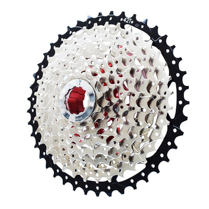 VG Sports Split Mountain Bike Lightweight Cassette Flywheel, Style: 10 Speed 40T (Silver) - Outdoor & Sports by VG Sports | Online Shopping UK | buy2fix