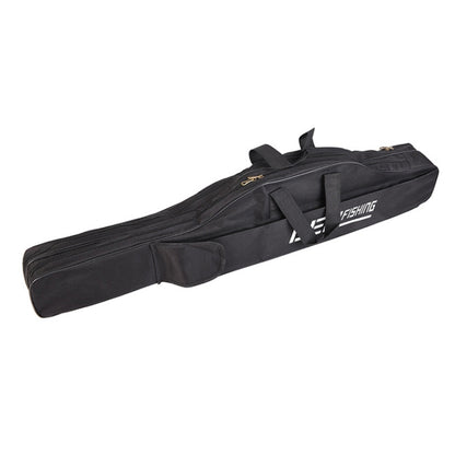 LEO 27746 Folding Fishing Rod Bag Long Fishing Gear Soft Bag, Length: 1.5m Black - Outdoor & Sports by LEO | Online Shopping UK | buy2fix