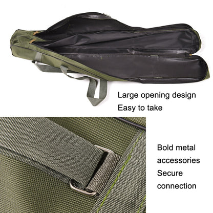 LEO 27746 Folding Fishing Rod Bag Long Fishing Gear Soft Bag, Length: 1.5m Black - Outdoor & Sports by LEO | Online Shopping UK | buy2fix