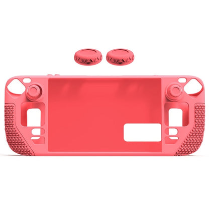 All-Inclusive Silicone Cover With Button Cap For Steam Deck(Pink) - Accessories by buy2fix | Online Shopping UK | buy2fix