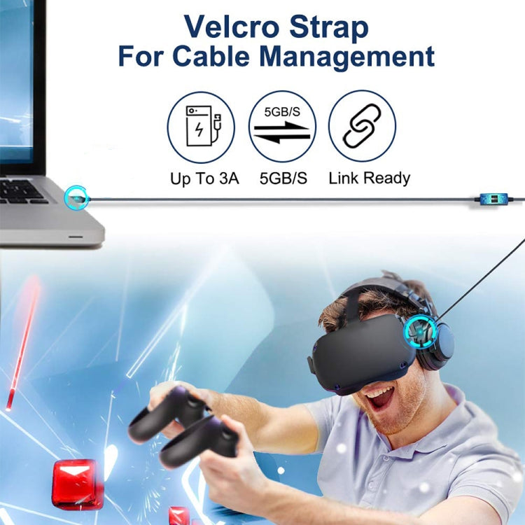 USB3.2 Gen1 VR Link Streamline For Oculus Quest 2, Model: A-C  Aluminum Shell 5M - Consumer Electronics by buy2fix | Online Shopping UK | buy2fix
