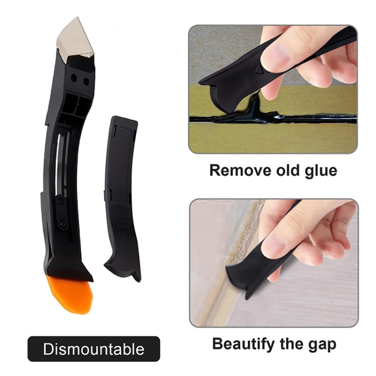 2 Sets Metal Scraper Tap Gumper Glass Glue Scraper Set(Black) - Repair & Spare Parts by buy2fix | Online Shopping UK | buy2fix