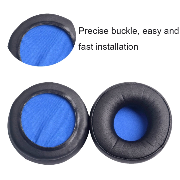 2 PCS Breathable Headphone Case Ear Pads For Audio-Technica ATH-FC7/FC700/FC707/FC5/RE70(Blue Net) - Apple Accessories by buy2fix | Online Shopping UK | buy2fix