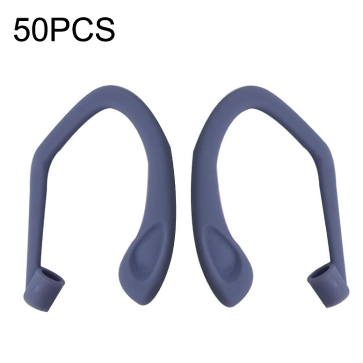 50PCS EG40 For Apple Airpods Pro Sports Wireless Bluetooth Earphone Silicone Non-slip Ear Hook(Purple) - Apple Accessories by buy2fix | Online Shopping UK | buy2fix