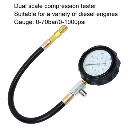 18 PCS / Set TU-15B Diesel Cylinder Pressure Meter Cylinder Pressure Detection Tool - In Car by buy2fix | Online Shopping UK | buy2fix
