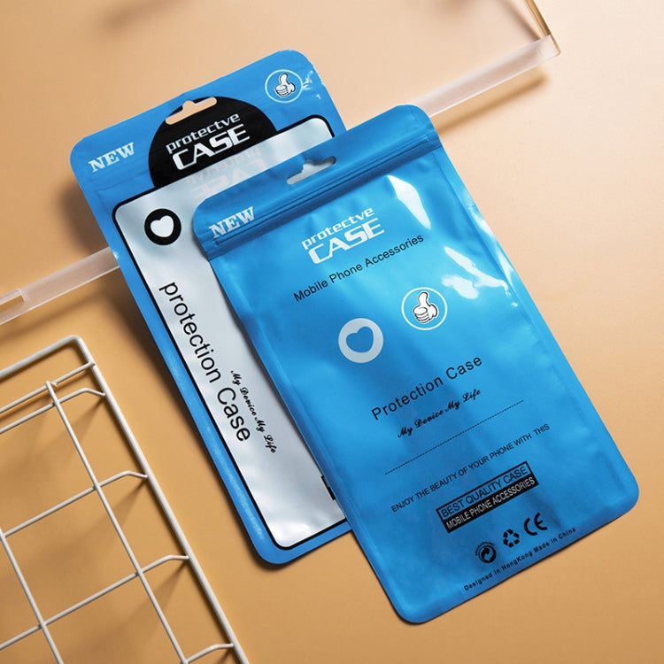100 PCS  Ziplock Bags Plastic Bags Mobile Phone Case Packaging Bags(12 x 21cm Blue) -  by buy2fix | Online Shopping UK | buy2fix